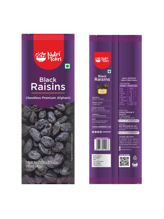Afghani Black Raisins